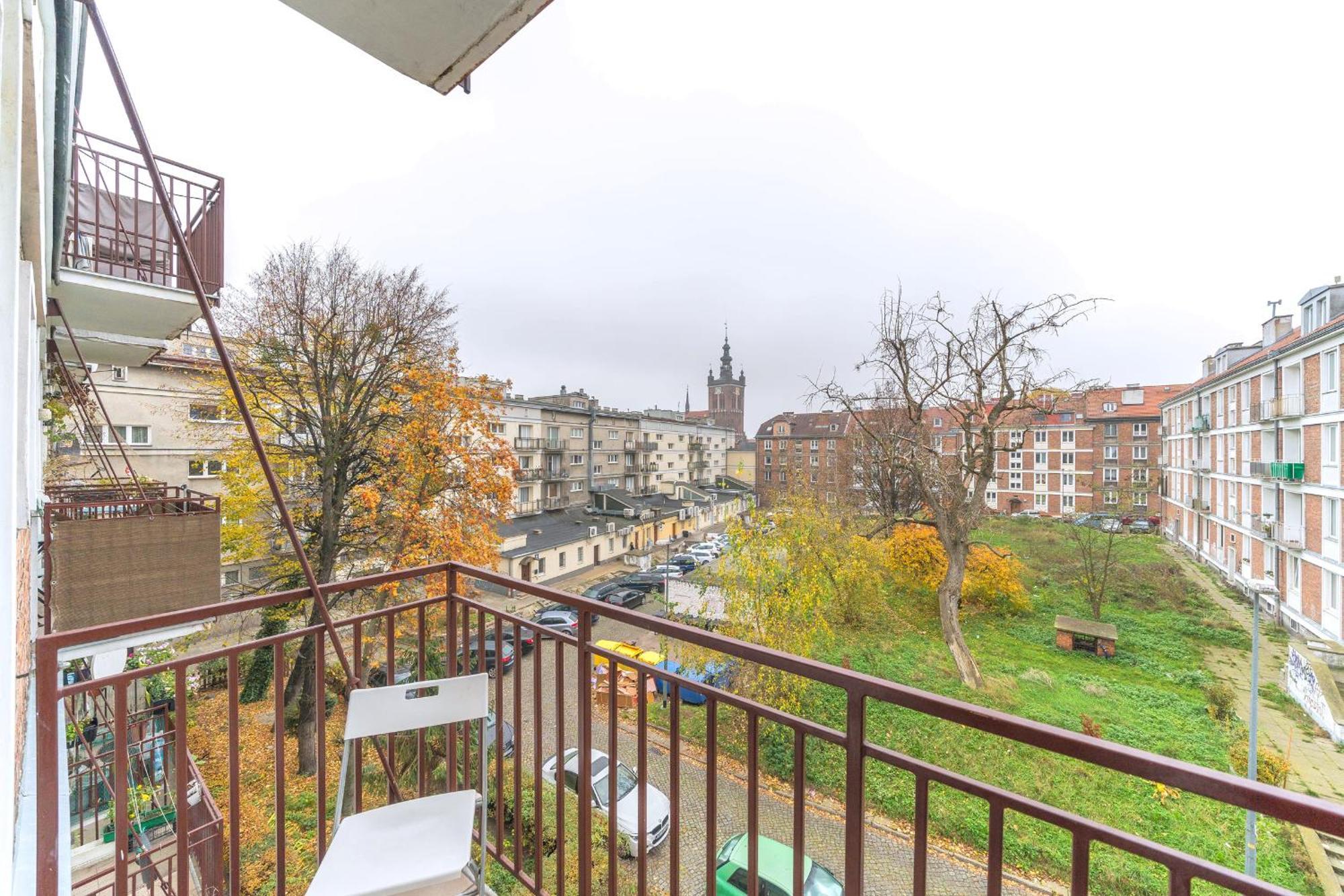 Przytulne Z Balkonem, 150m Od Dworca Glowny Apartment Danzig